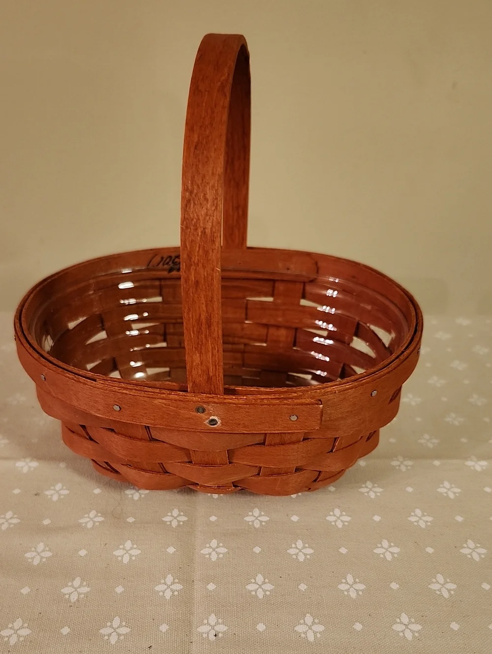 Longaberger 2017 Pink Oval Whatsnot Basket
